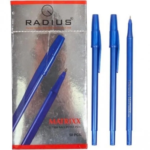 Ручка Matrixx кульк. перламутровий корпус, синя. уп.50 шт, Radius