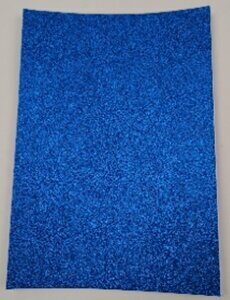 Кольорова ЕВА піна з гліттером (Фоаміран)А4,GL-EVA-1-ADH-022,21х29,7см,1,6 мм 5аркуш.блакитний