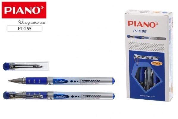 РT-255 Ручка  масляна "Piano" "Fine Top" 0,7мм, синя
