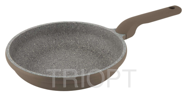 Сковорода лита Con Brio СВ-2626сер, 26см, ІНДУКЦІЯ, Eco Granite PREMIUM