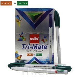 Ручка Cello Trimate SKU 50Box1.0мм зелен.