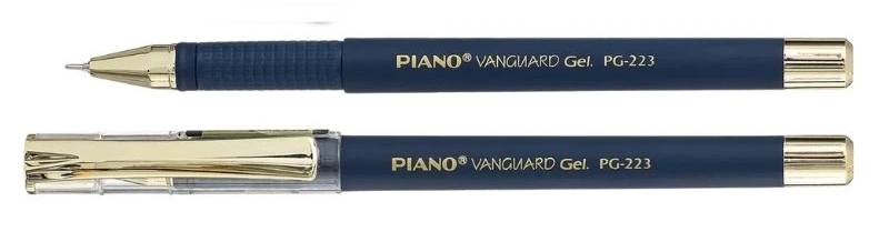 РG-223 Ручка гелева "Piano" "Vanguard" 0,5мм, синя