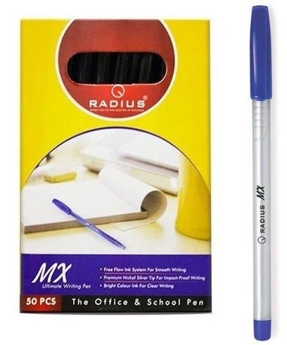 Ручка МХ перламутровий корпус, стрижень синій, Radius