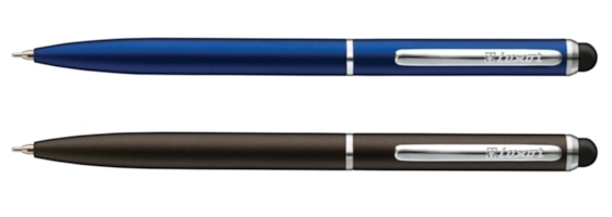 2929+2930 Ручка мет. кульк. "Premier-Touch Pen" син.  10шт/этик