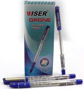 Ручка масл. Wiser "Drone" 0,7мм з грипом син.