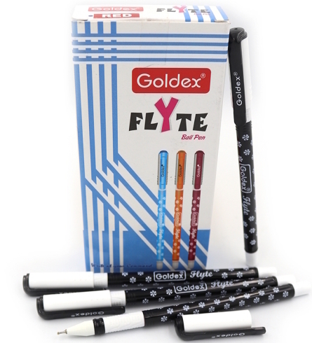 Ручка масляна Goldex Flyte #1273 Індія BLACK з грипом