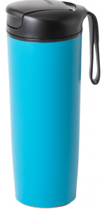 Термокружка пластикова з присоскою Optima PRIME 540 мл, синя