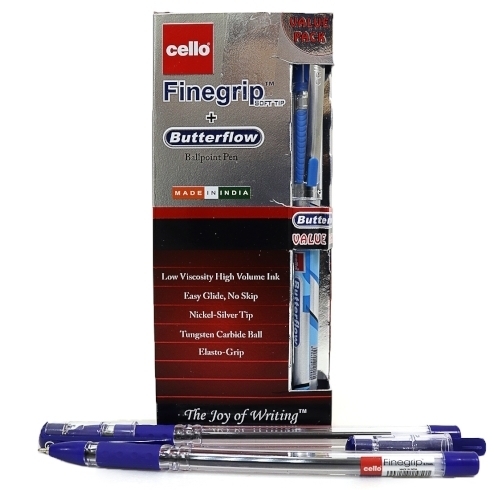 Ручка Cello Finegrip SKU 12Box  0,7мм син.