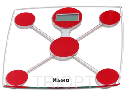 Весы электр.MAGIO MG-301 150кг/ж/к диспл./стекло