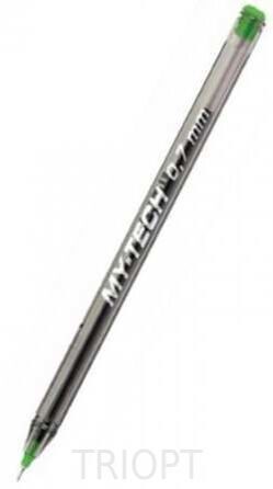 Ручка шариковая масляная PENSAN «My-Tech», ЗЕЛЕНАЯ, игольчатый узел 0,7 мм, линия письма 0,35 мм, 2240/25