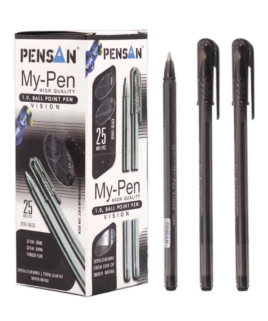 Ручка масляна PENSAN «My-Pen», ЧОРНА, 1,00мм, Туреччина