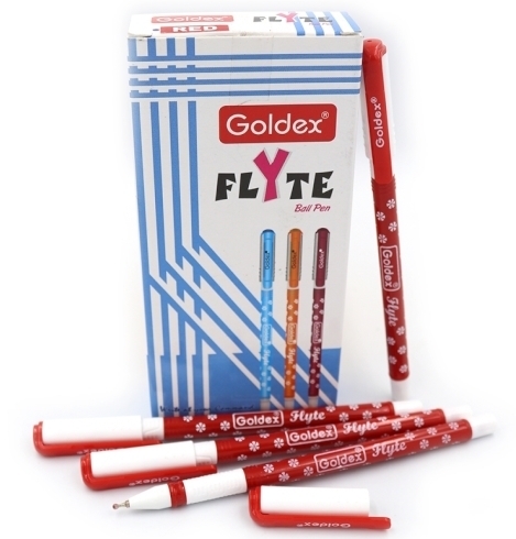 Ручка масляна Goldex Flyte   Індія red