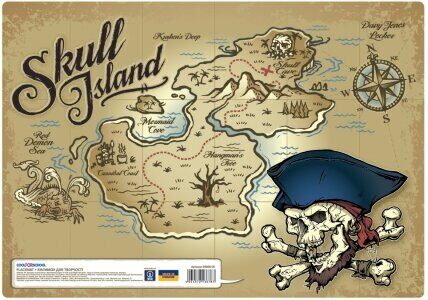 Килимок для дитячої творчості "Skull Island" CF69000-06