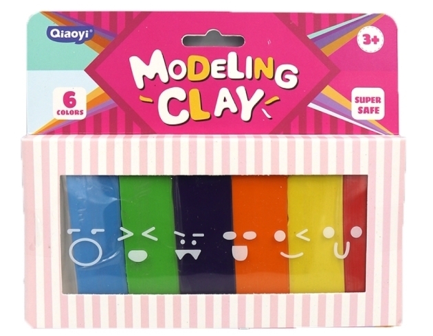 8022 Пластилін Modeling Clay 6кол. 200г