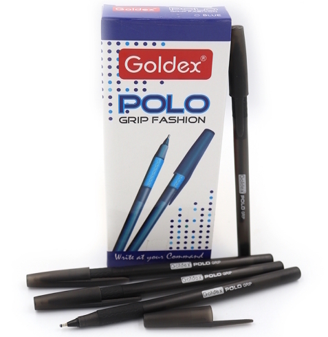 Ручка масляна Polo grip Fashion #422 Індія Black